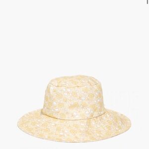 Madewell floral Yellow Sun Hat
